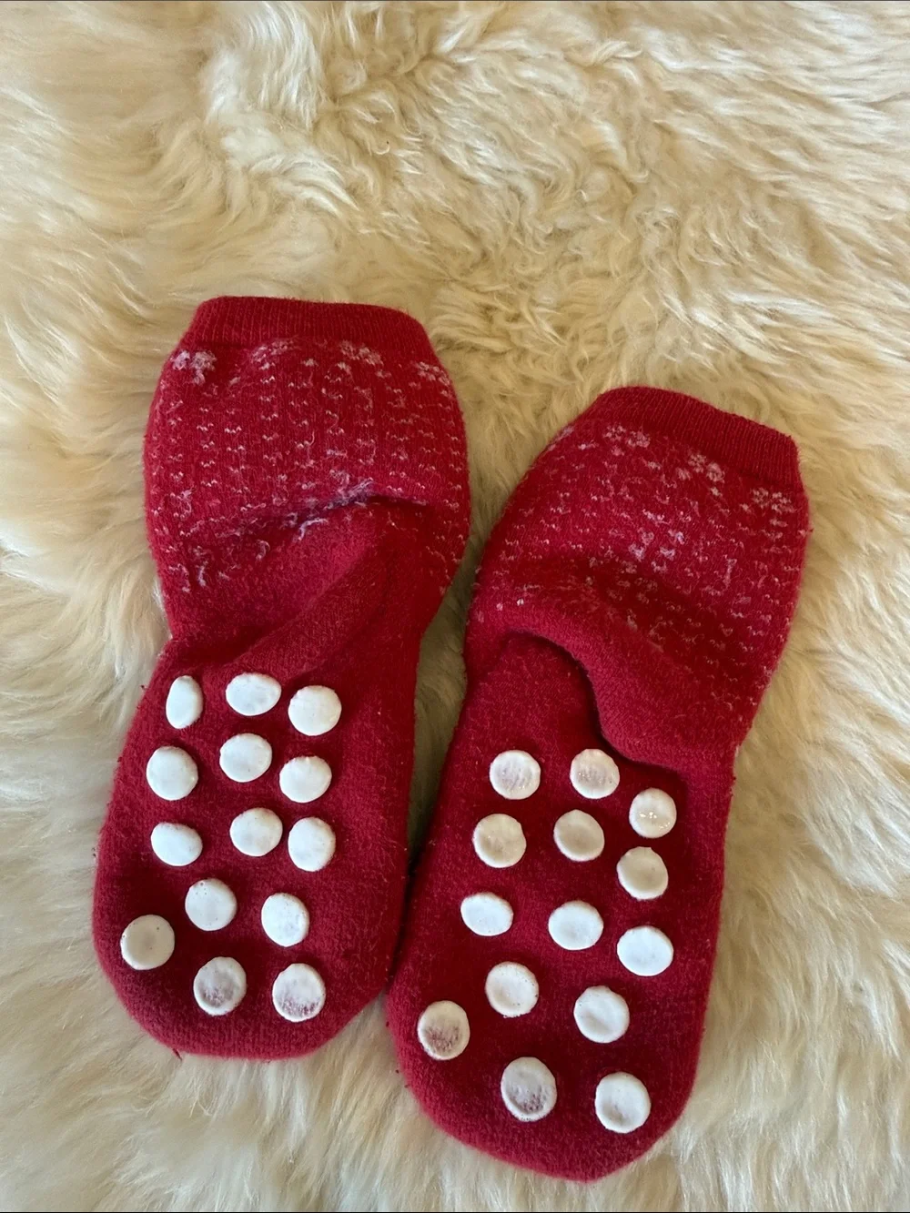 Red Holiday Reindeer Ankle Socks - Comfortable Everyday Wear